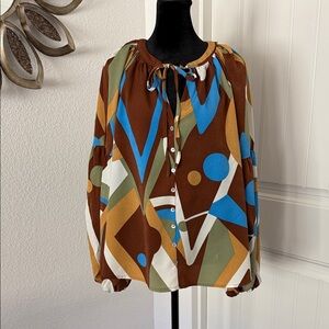 August Sky–Anthropologie Blouse